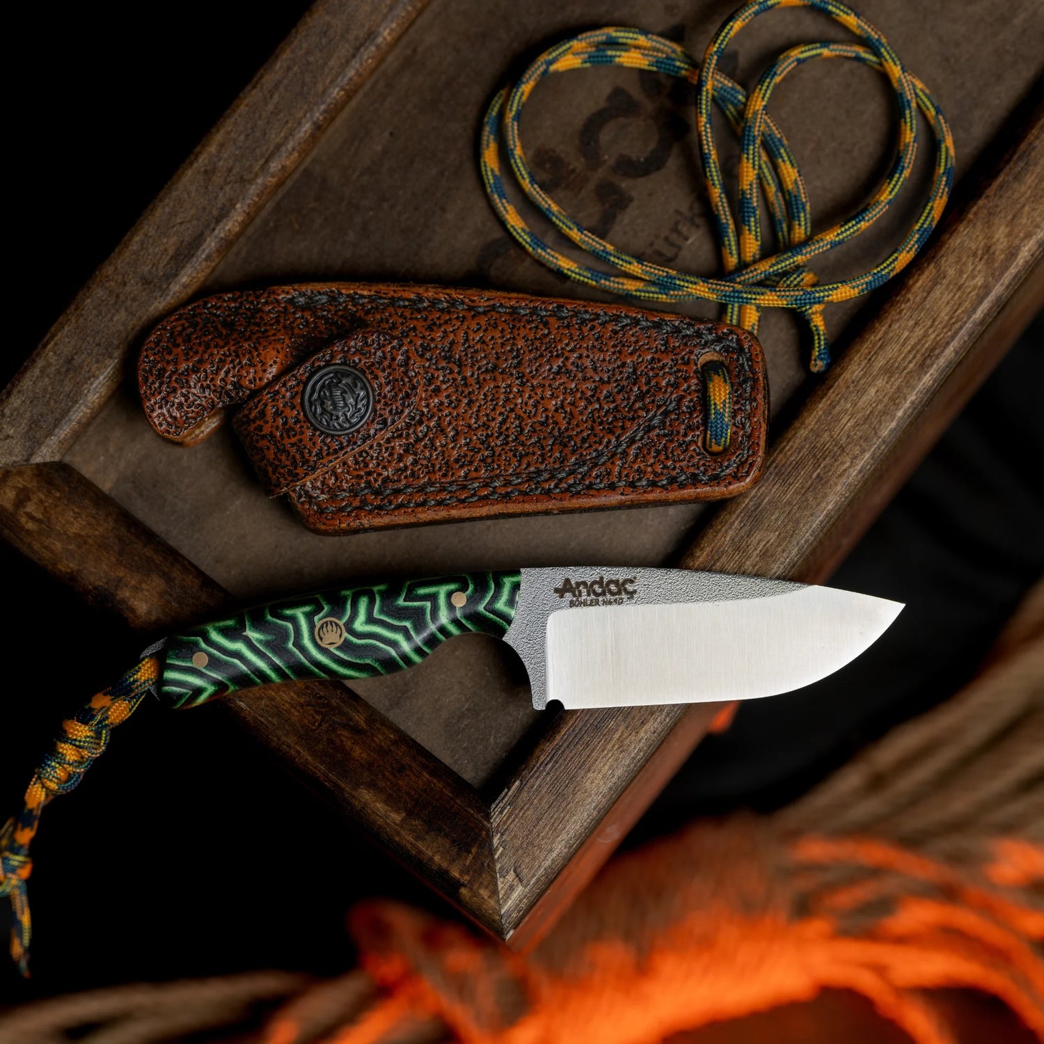 Robin - Yeşil Micarta Kabza