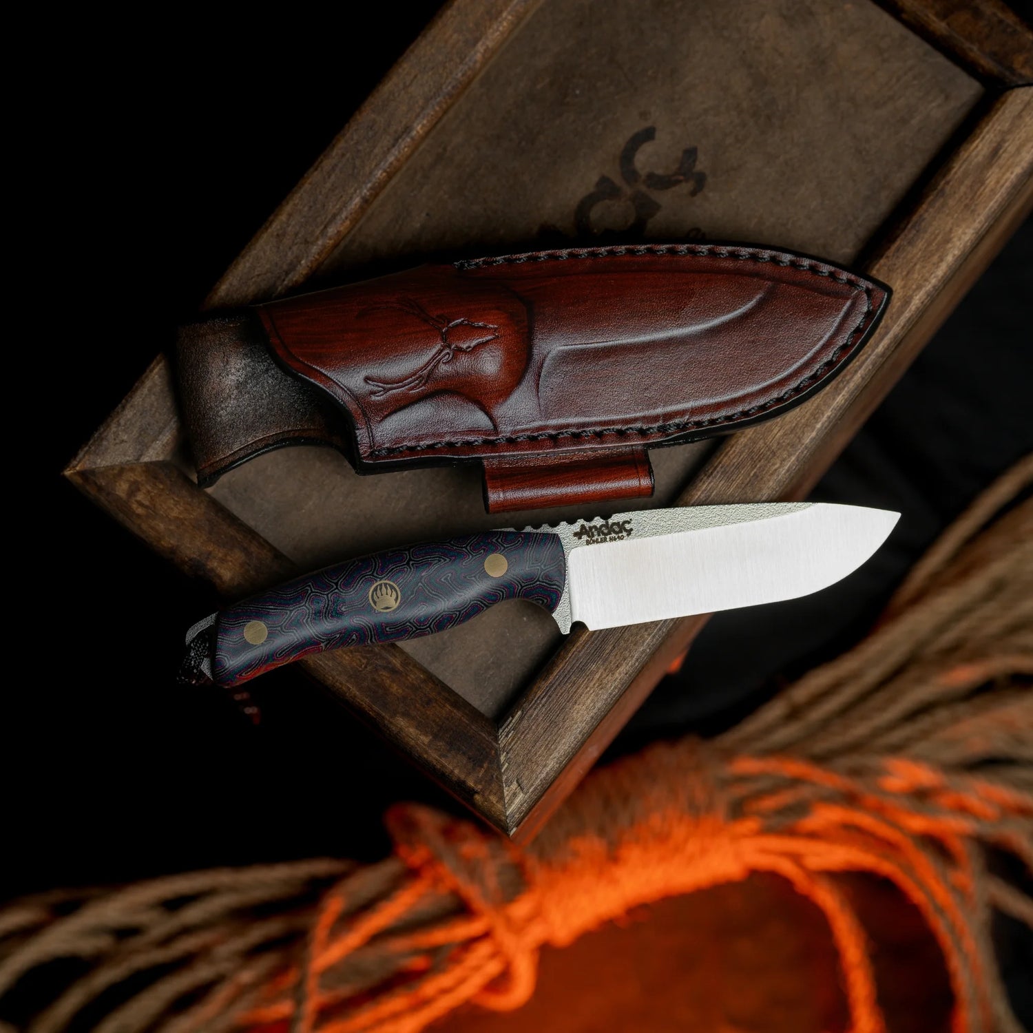 Aurora - Mor Micarta Kabza