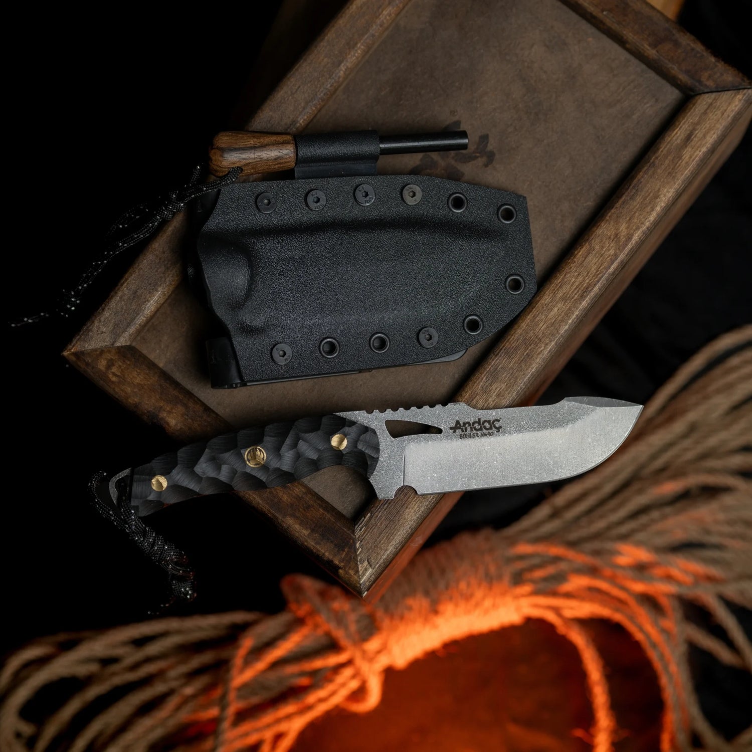 Falcon - Siyah Kompakt Kabza (Stonewash)