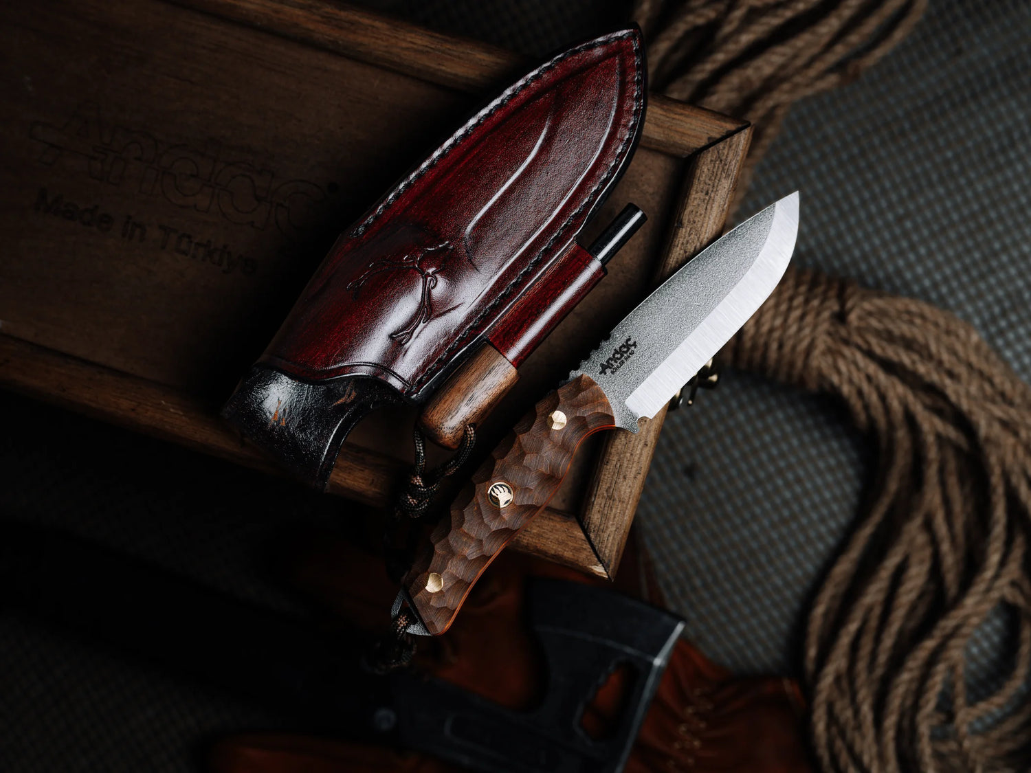 Aurora Scandi - Kahverengi Kompakt Kabza