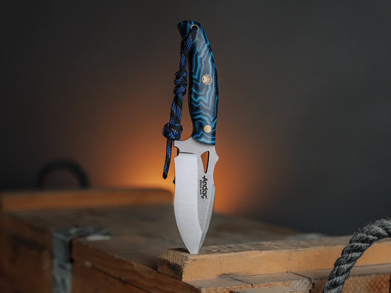 Hawk - Mavi Micarta Kabza