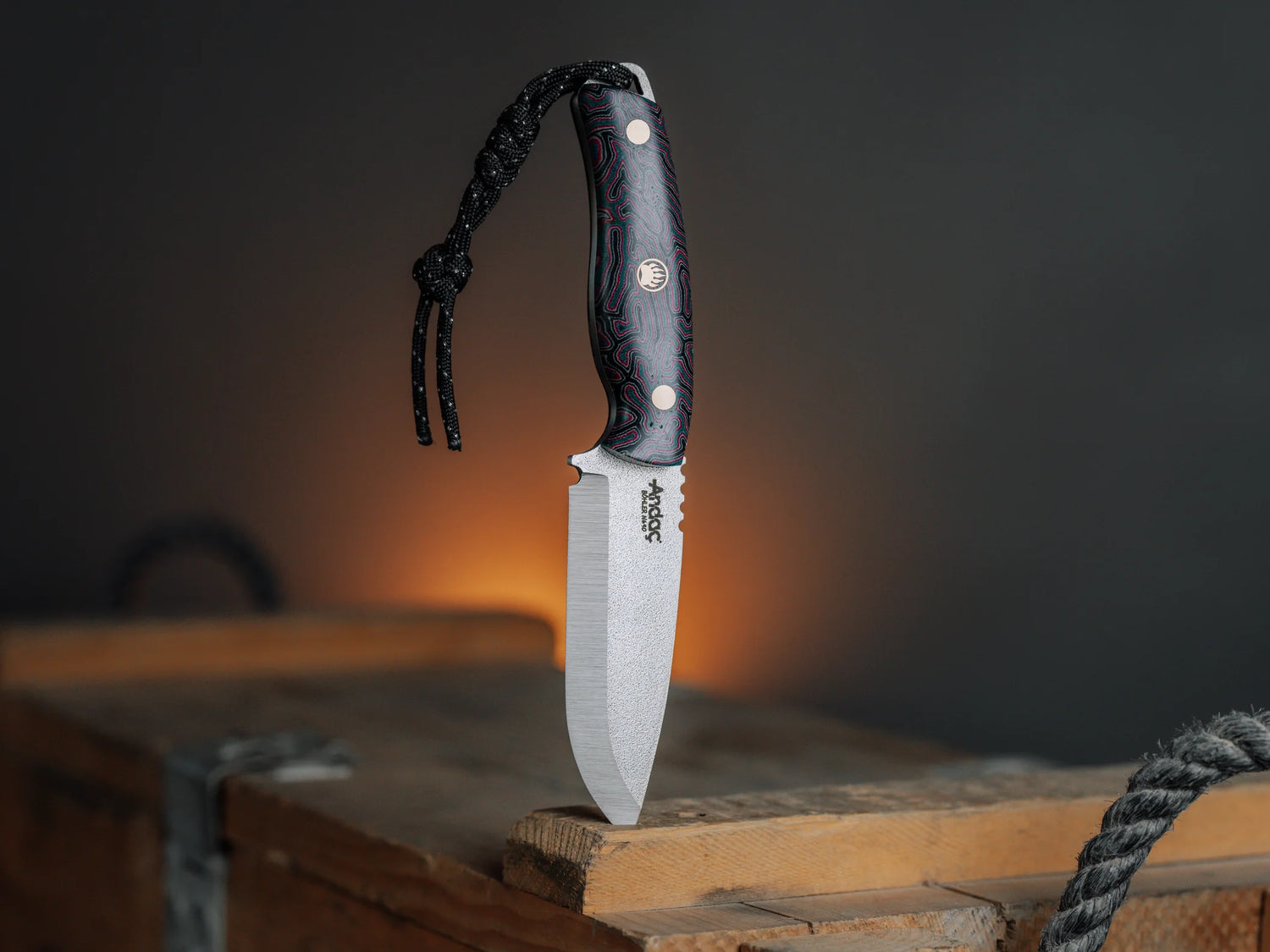 Aurora Scandi - Mor Micarta Kabza
