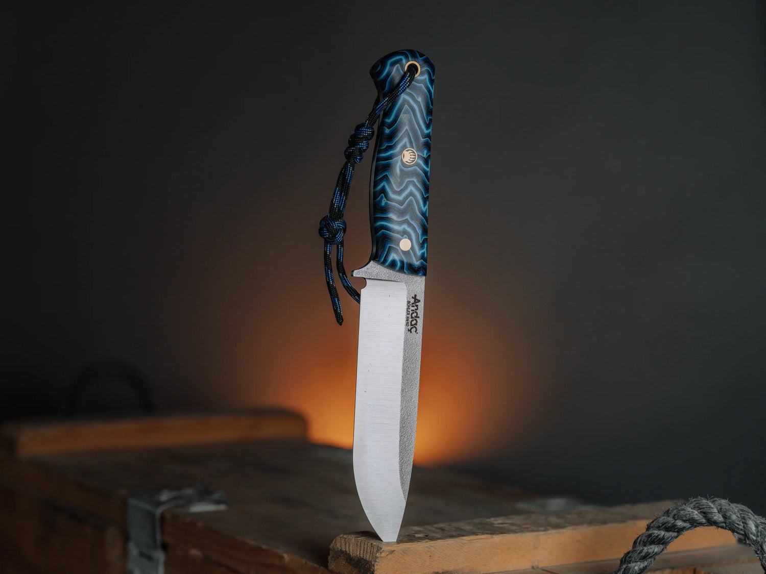 Ares - Mavi Micarta Kabza