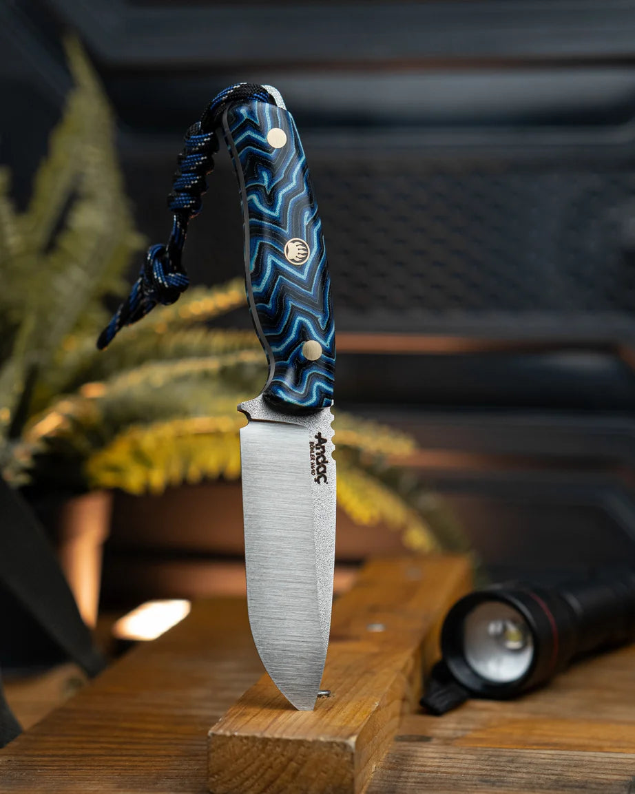 Aurora - Mavi Micarta Kabza