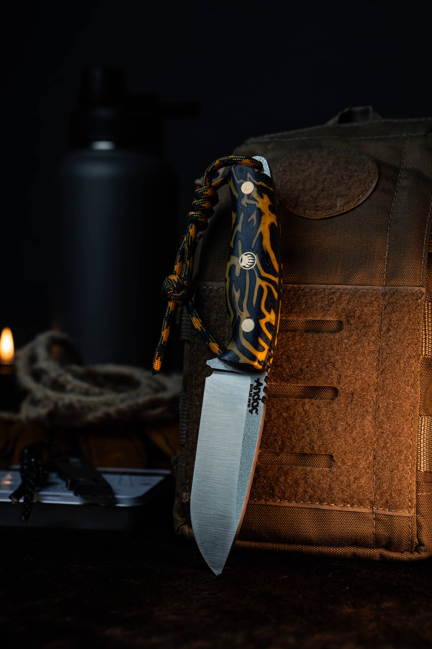Aurora - Sarı Micarta Kabza