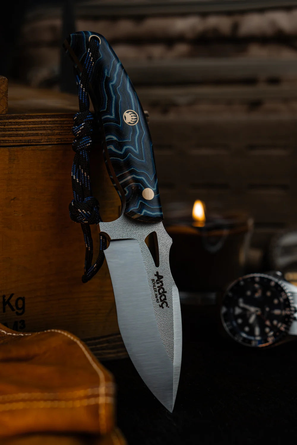 Hawk - Mavi Micarta Kabza