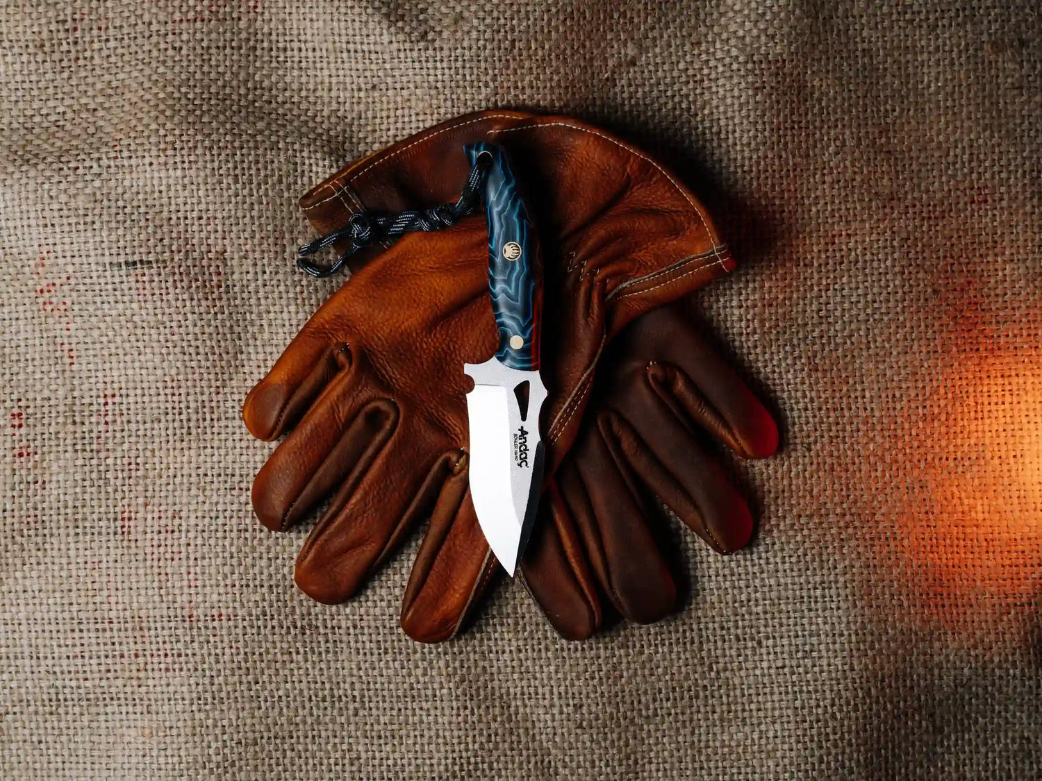 Hawk - Mavi Micarta Kabza