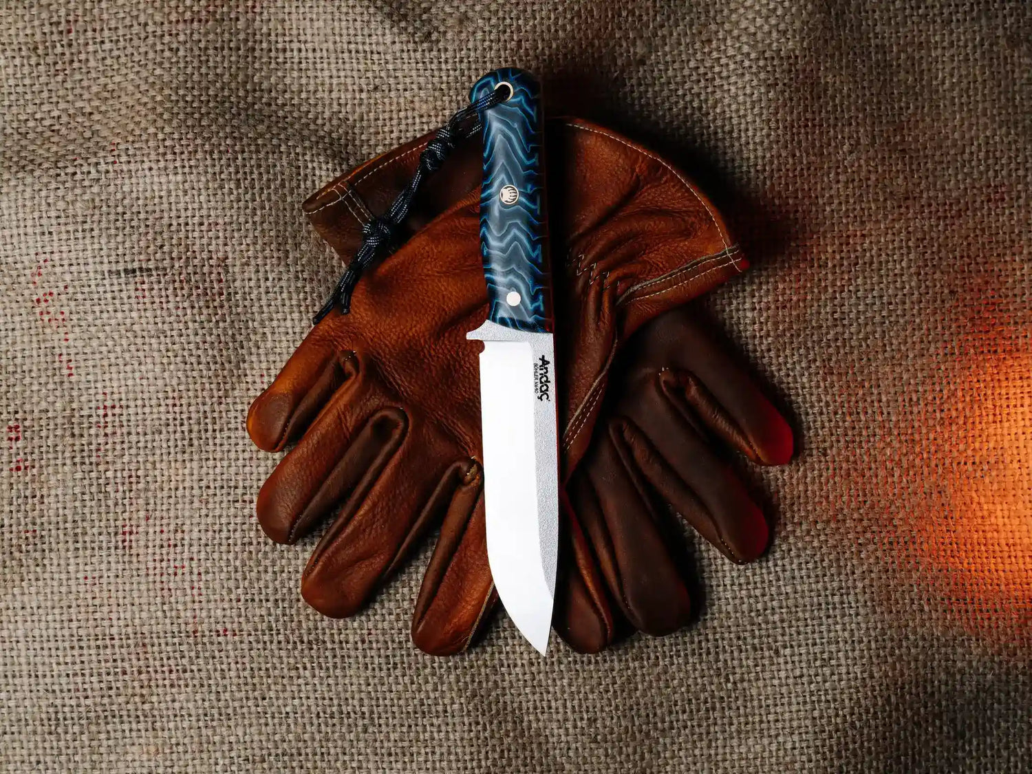 Ares - Mavi Micarta Kabza