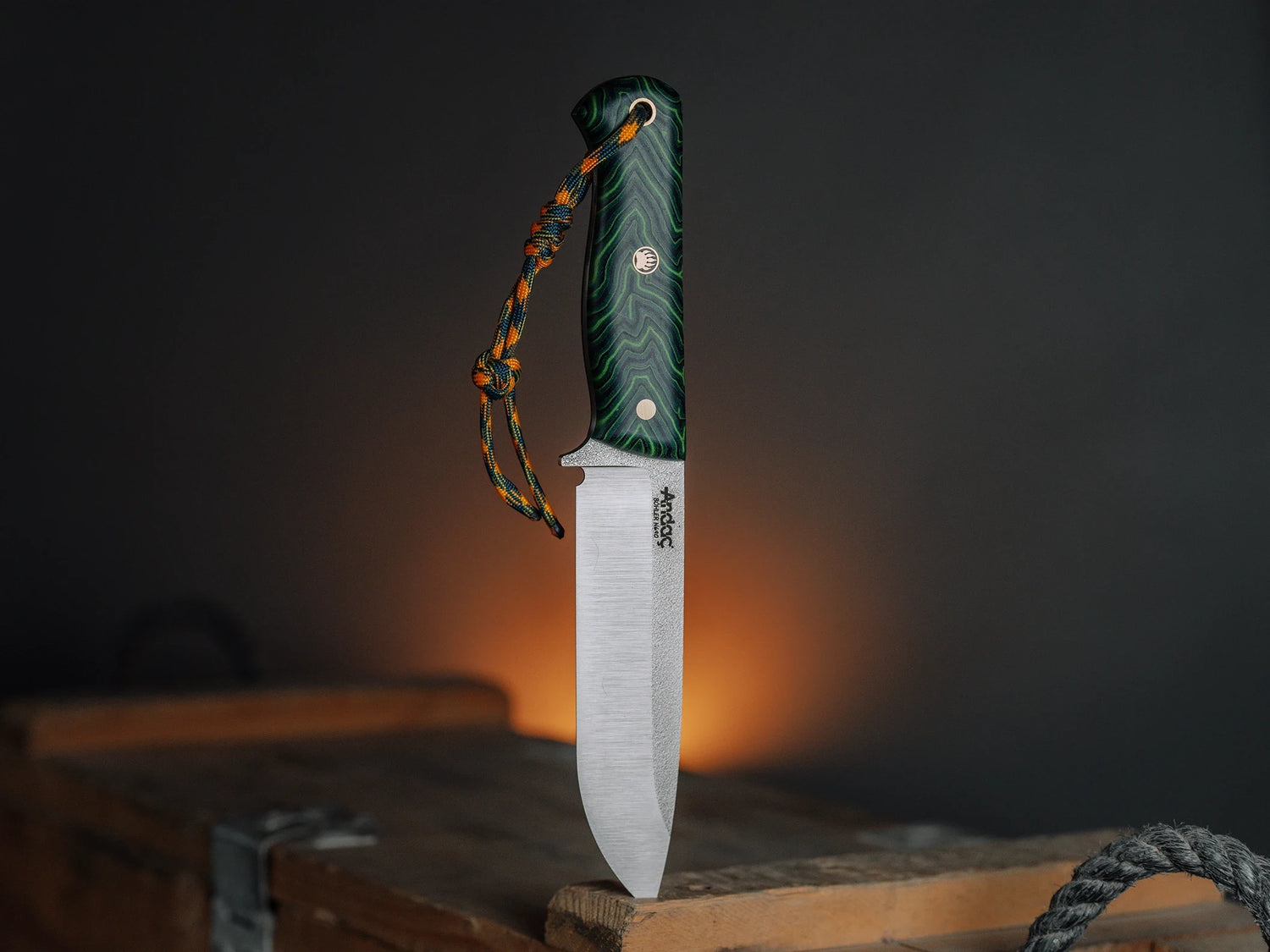 Ares - Yeşil Micarta Kabza