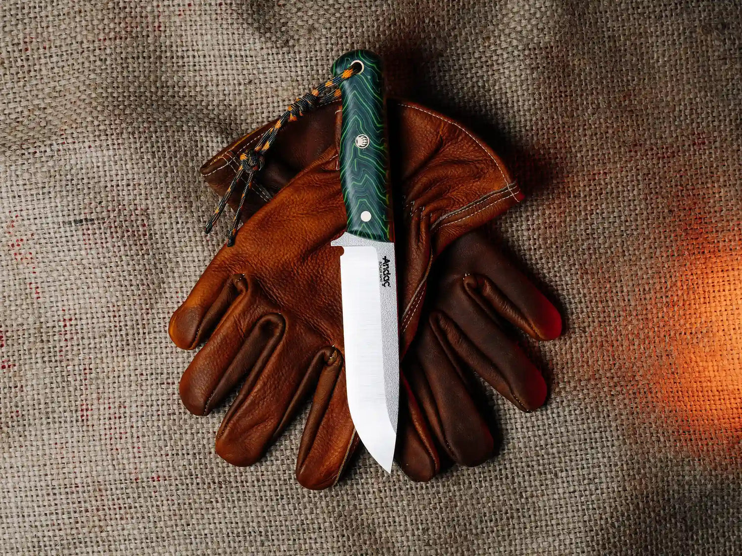 Ares - Yeşil Micarta Kabza