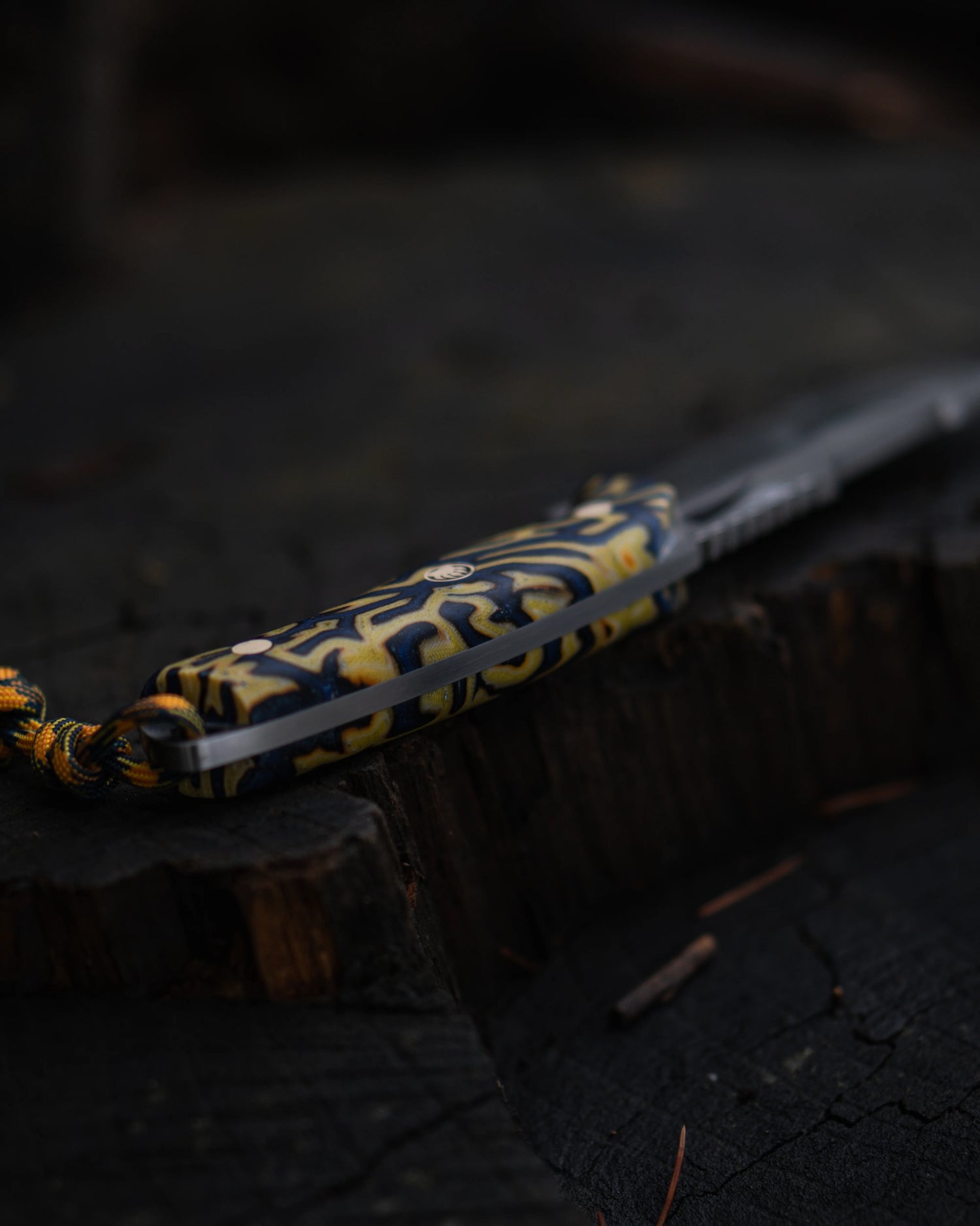 Falcon - Sarı Micarta Kabza