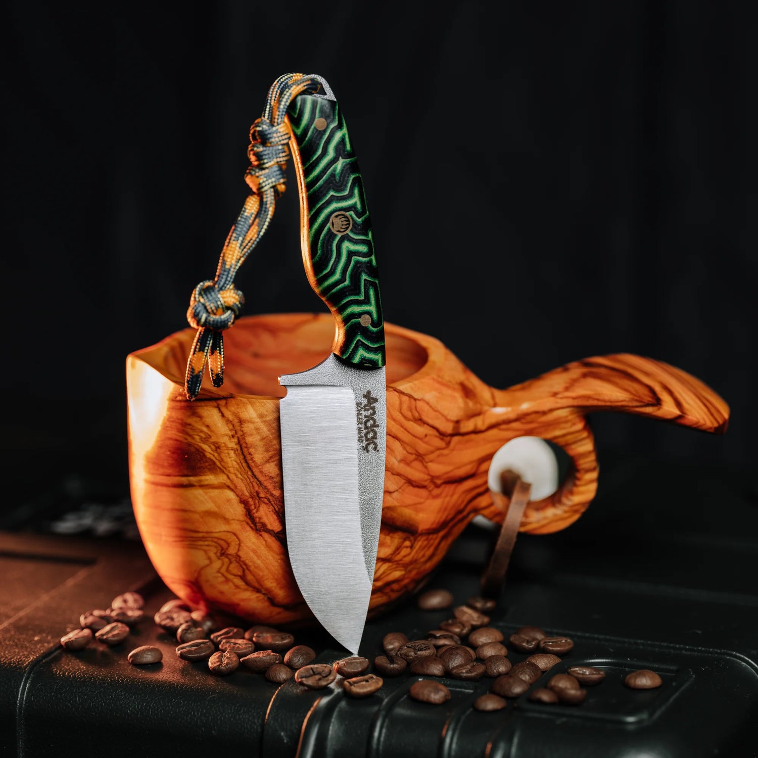 Robin - Yeşil Micarta Kabza