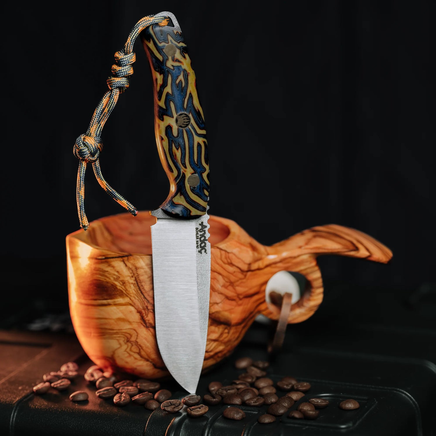 Aurora - Sarı Micarta Kabza