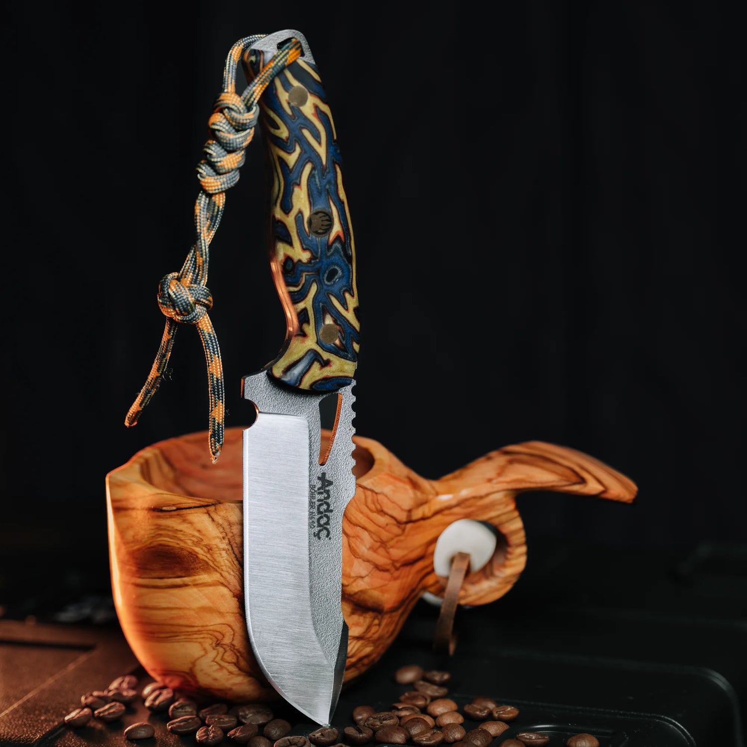 Falcon - Sarı Micarta Kabza