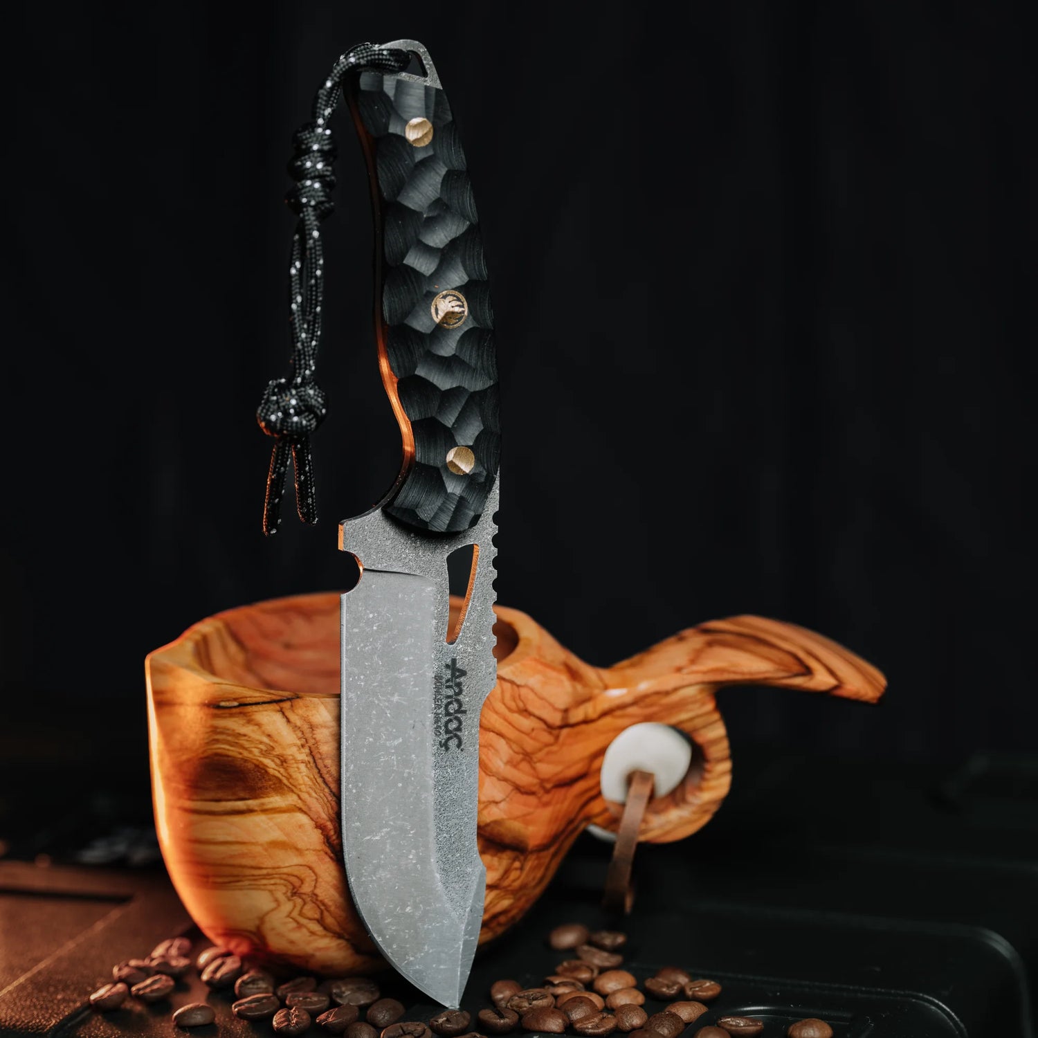 Falcon - Siyah Kompakt Kabza (Stonewash)