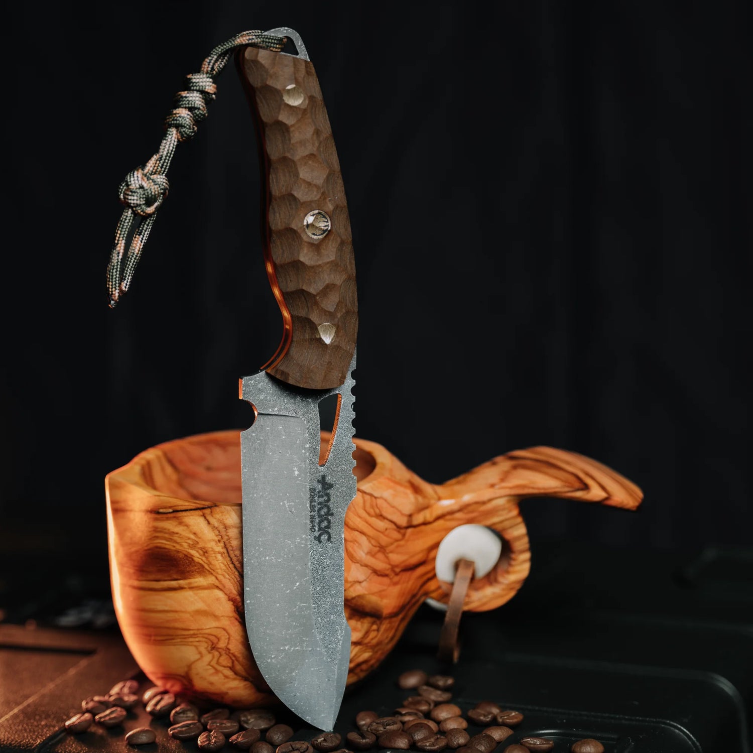 Falcon - Kahverengi Kompakt Kabza (Stonewash)