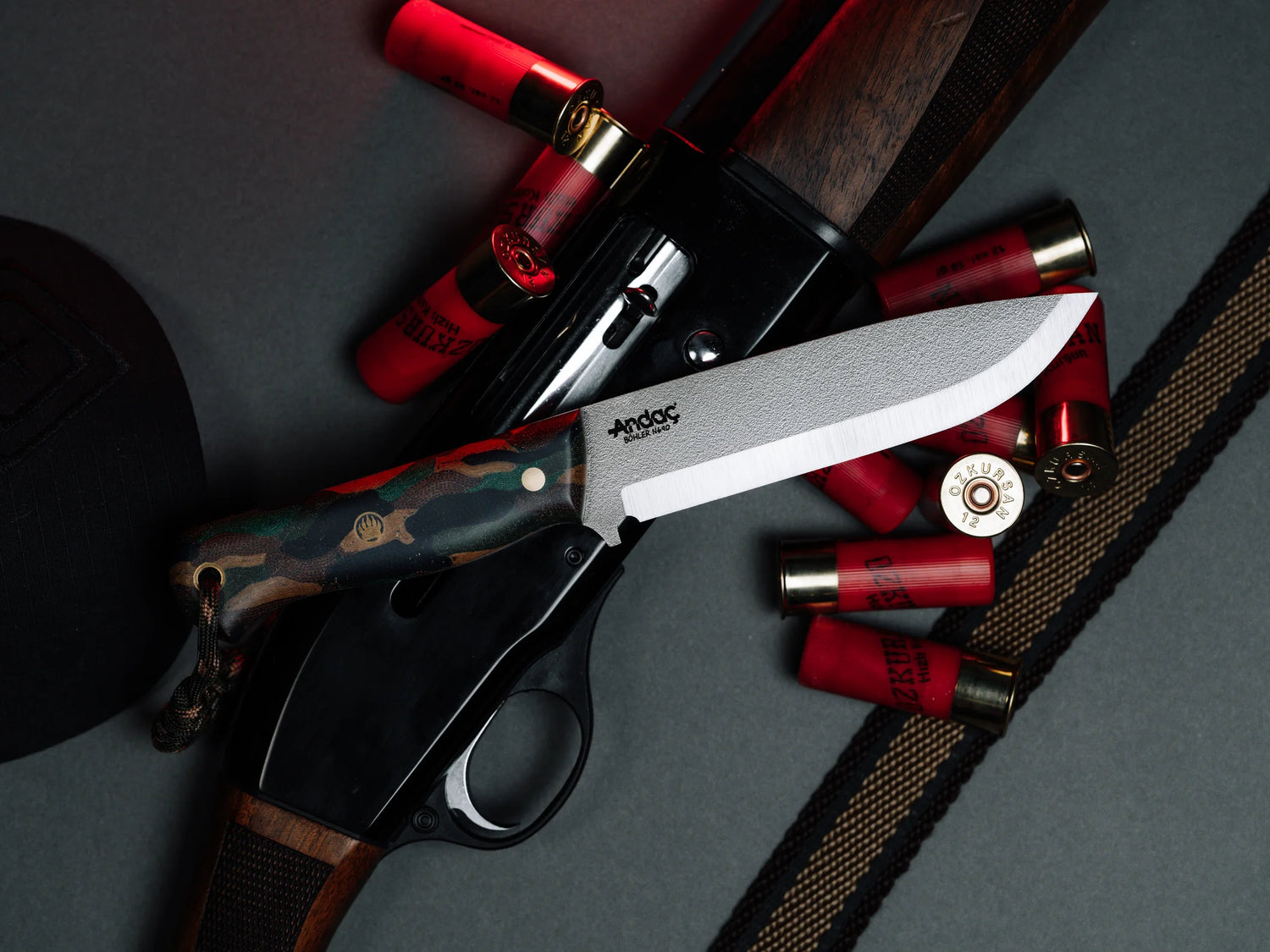 Ares Scandi - Kamuflaj Micarta Kabza