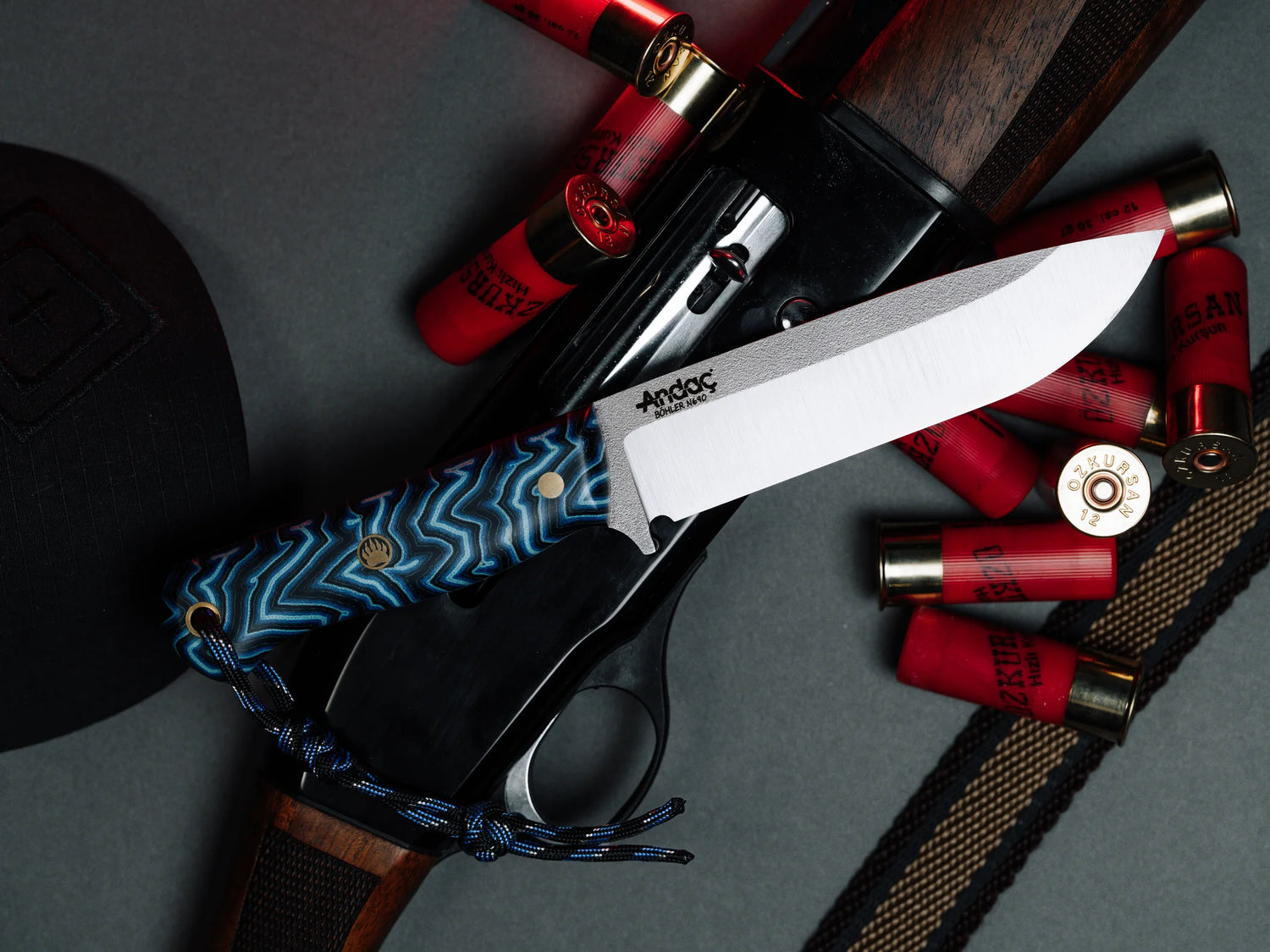 Ares - Mavi Micarta Kabza