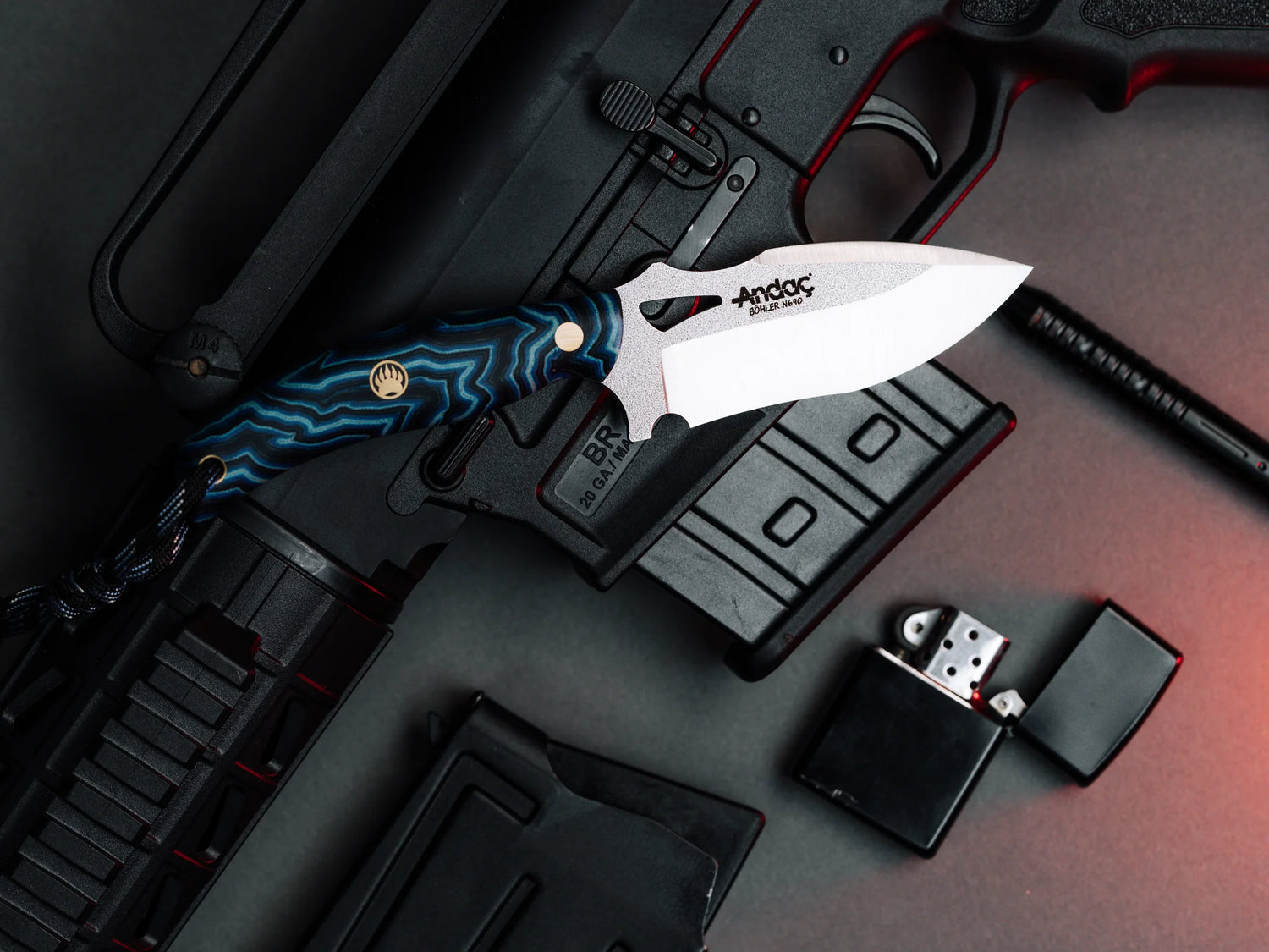 Hawk - Mavi Micarta Kabza