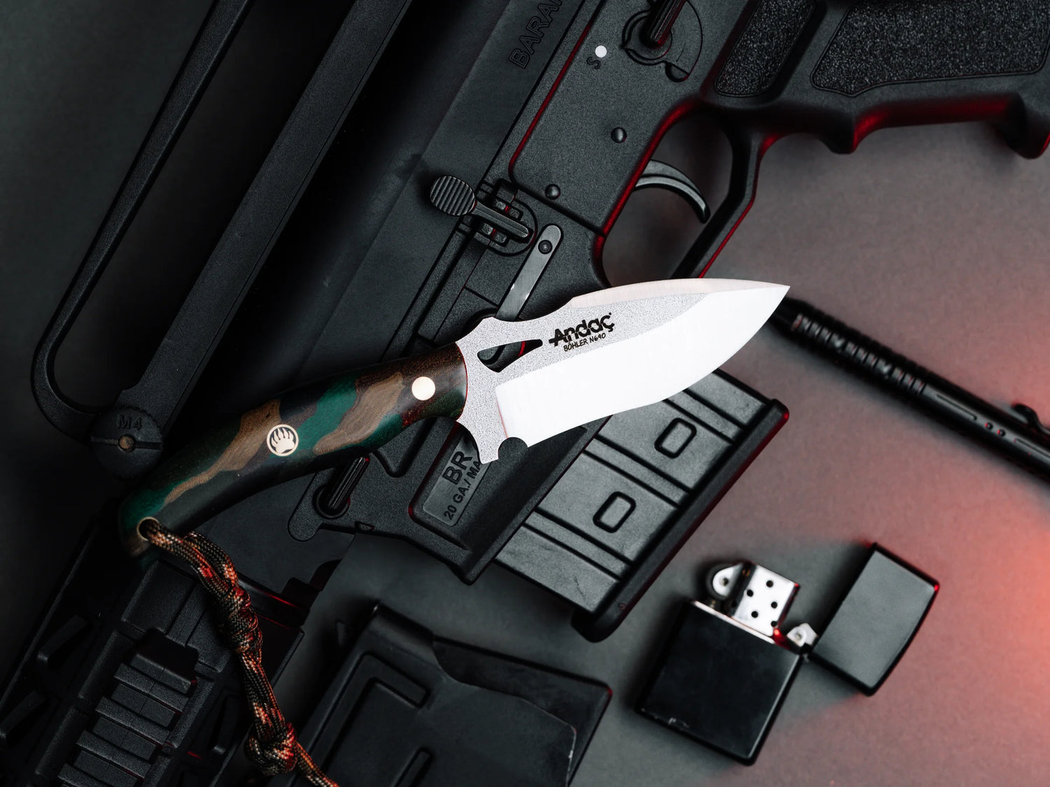 Hawk - Kamuflaj Micarta Kabza