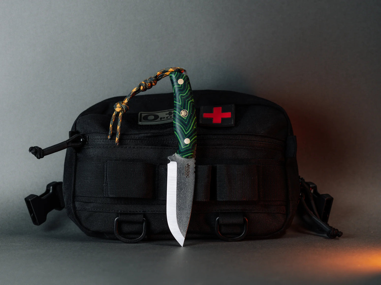 Aurora Scandi - Yeşil Micarta Kabza