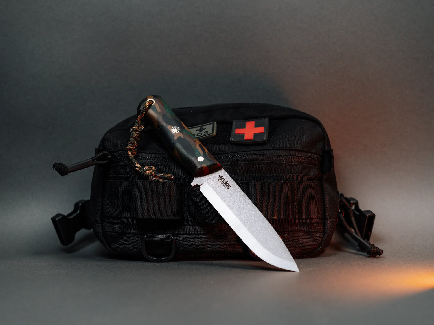 Ares Scandi - Kamuflaj Micarta Kabza