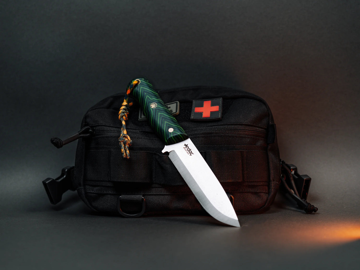 Ares Scandi - Yeşil Micarta Kabza