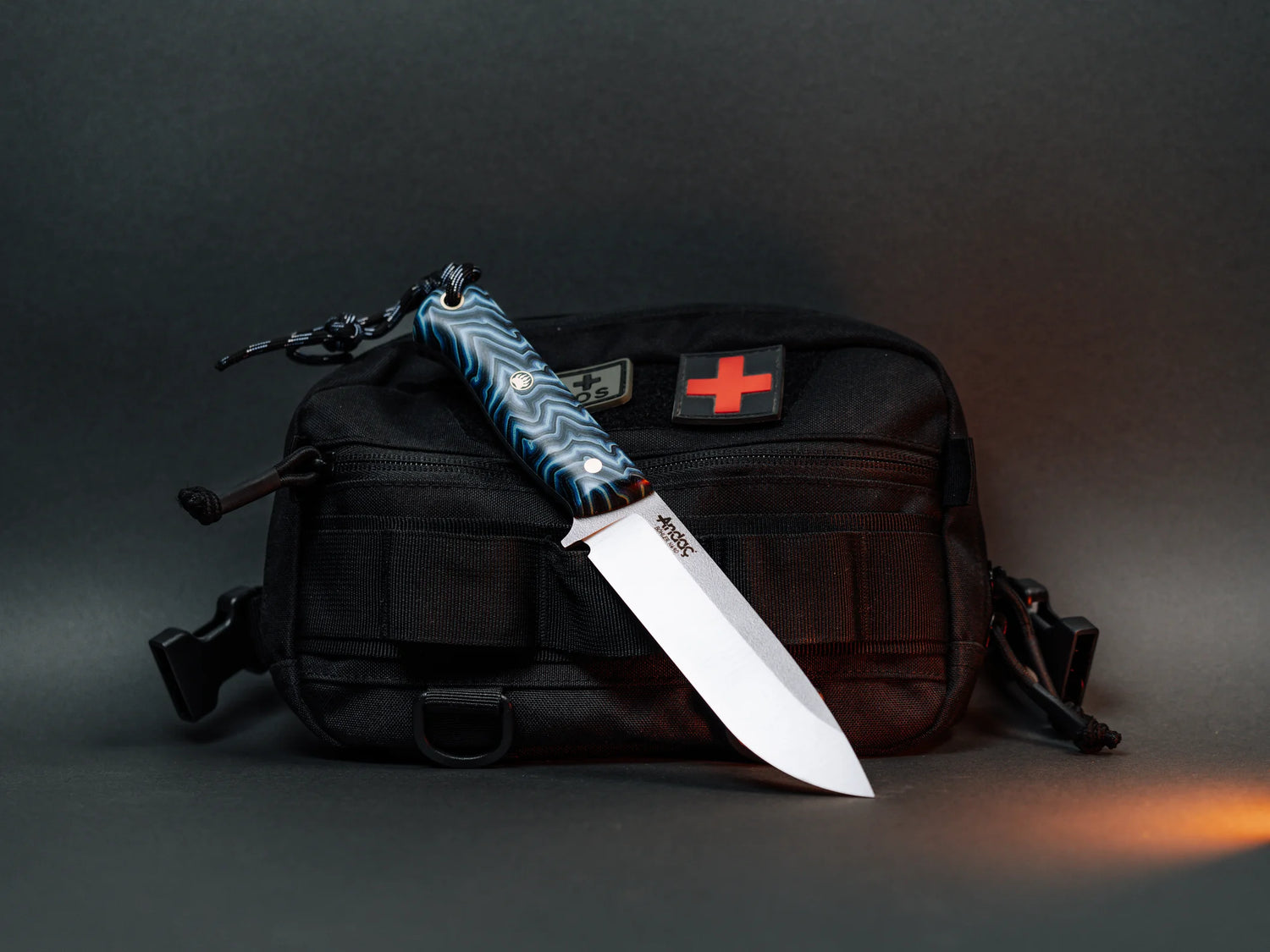 Ares - Mavi Micarta Kabza