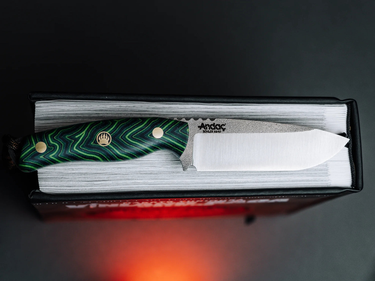 Aurora - Yeşil Micarta Kabza