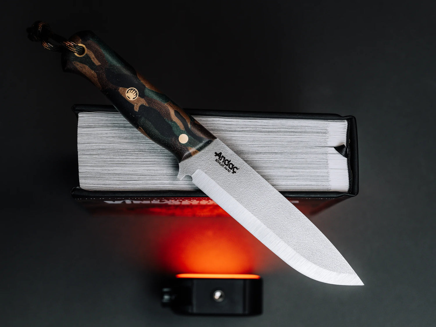 Ares Scandi - Kamuflaj Micarta Kabza