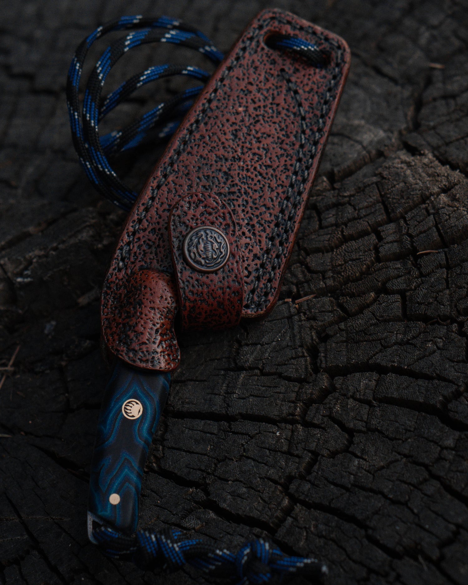 Robin - Mavi Micarta Kabza