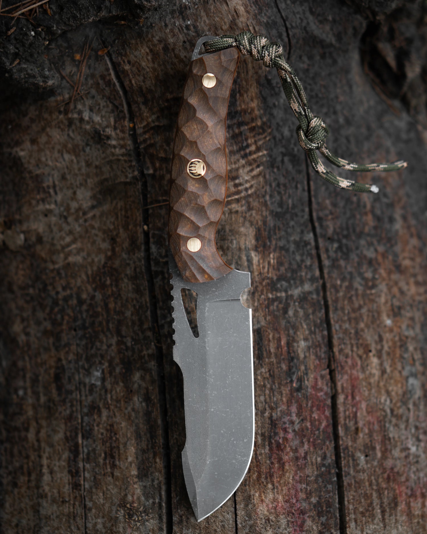 Falcon - Kahverengi Kompakt Kabza (Stonewash)