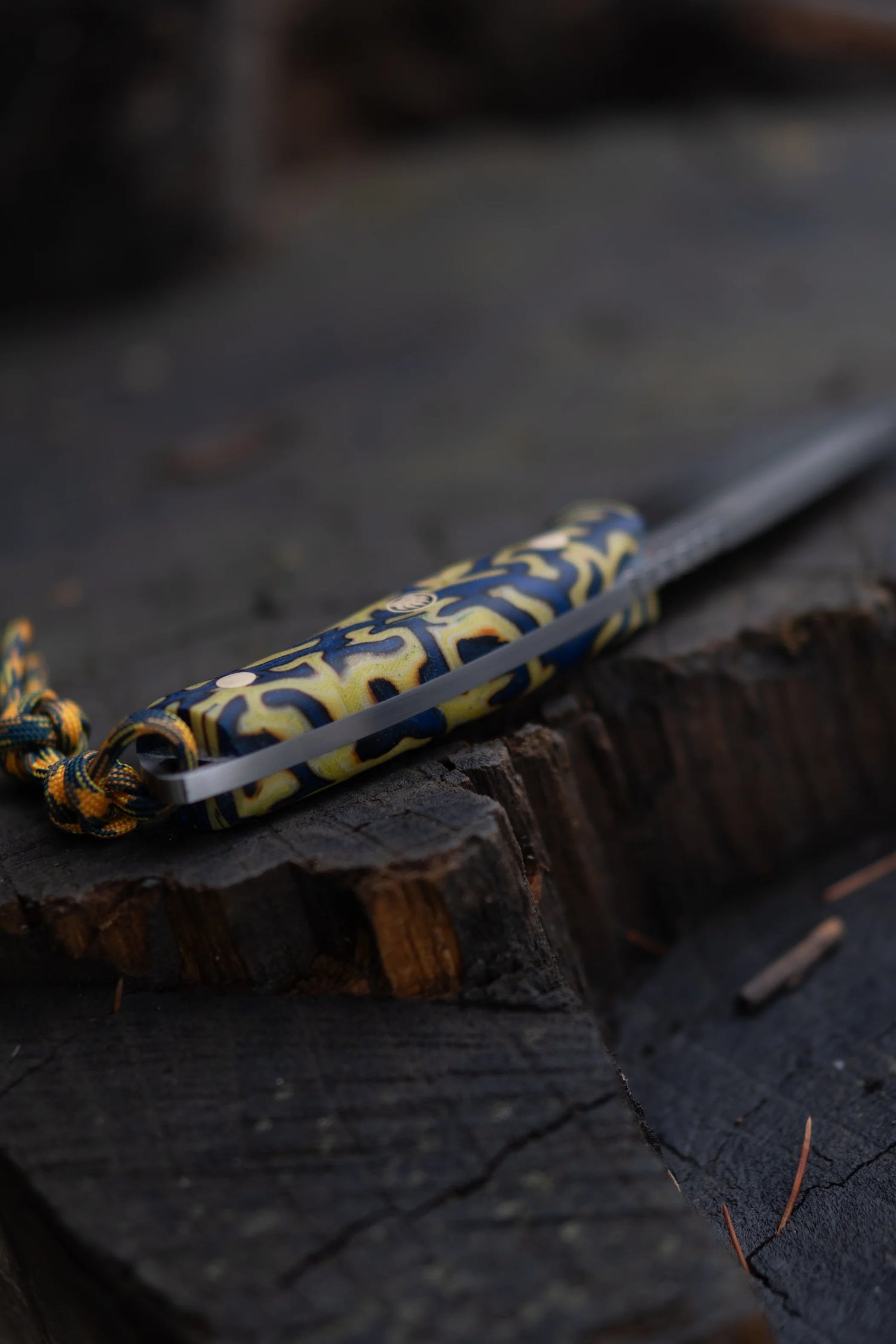 Aurora - Sarı Micarta Kabza