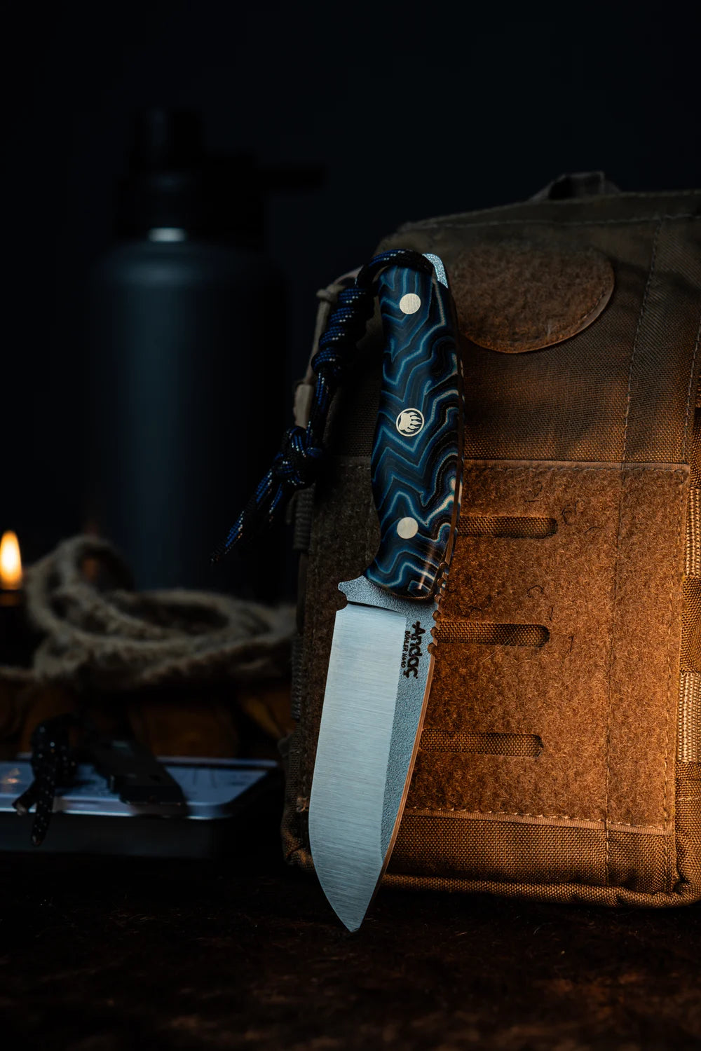 Aurora - Mavi Micarta Kabza