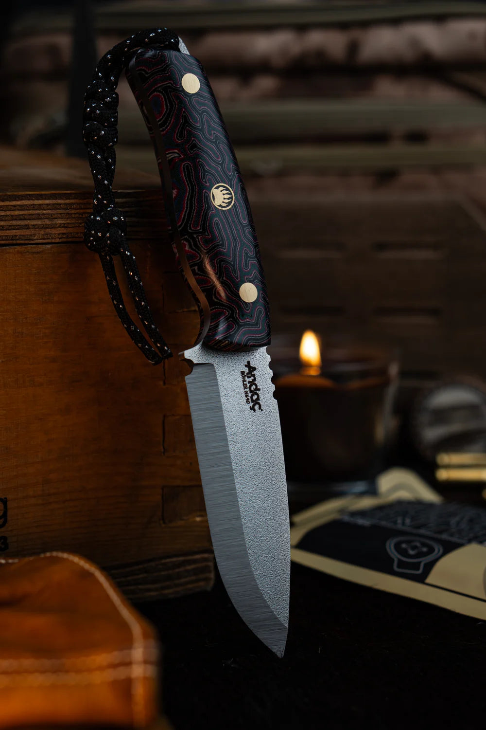 Aurora Scandi - Mor Micarta Kabza