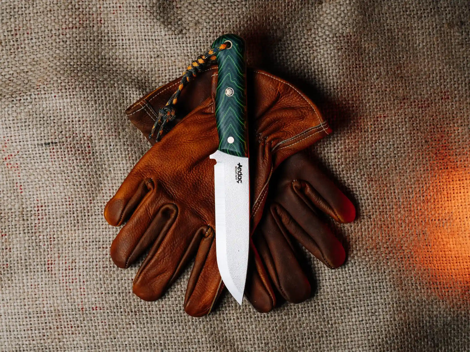 Ares Scandi - Yeşil Micarta Kabza